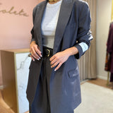 Blazer Estruturado Cinzento com Cinto | Scotch & Soda