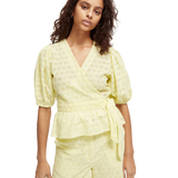 Blusa em bordado inglês Scotch & Soda