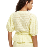 Blusa em bordado inglês Scotch & Soda