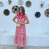 Vestido Salamaca em vermelho