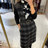 Colete Reversível em Fazenda de Lã Cinza | TWINSET