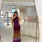 Vestido longo CECILIA PRADO em malha tricotada
