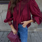 Blusa Berry Garden Bordeaux | FARM RIO