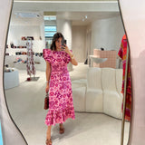 Vestido LIA com folho na manga