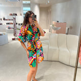 Vestido curto SCOTCH & SODA de manga balão