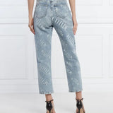 Calça de ganga TWINSET com texto estampado