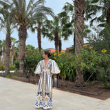Vestido comprido Pineapple Deco FARM RIO