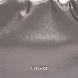 Mala de Ombro cinza com fecho de cordão medium | Liu Jo
