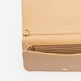 Mala de Ombro Com Monograma Bege | Love Moschino