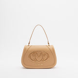 Mala de Mão Com Monograma Bege | Love Moschino