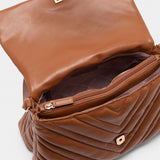 Mala de Ombro Acolchoada Camel | Liu Jo