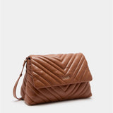 Mala de Ombro Acolchoada Camel | Liu Jo