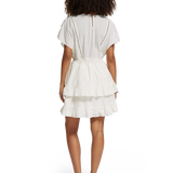 Vestido corto con bordado inglés de Scotch &amp; Soda