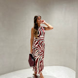 Vestido Sorrento em bordeaux