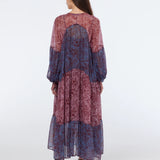 Vestido comprido Scotch & Soda com estampado floral
