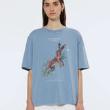 T-Shirt Scotch & Soda azul "Blue Mountain"