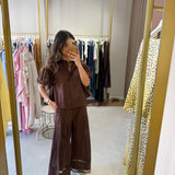 Blusa em Popelina com Renda nas Mangas | TWINSET