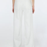 Jeans wide leg Scotch & Soda brancas