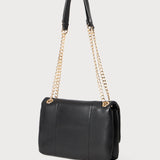 Mala de Ombro Mini Lock Preta | Love Moschino