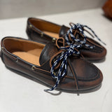 Mocassins Náuticos em Pele Castanha | TORAL