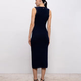 Vestido Midi em Malha com Detalhes Crochet | TWINSET