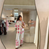 Conjunto Bordado Boho em Branco |Violeta Store