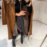 Trench Coat em Pele Camel Maina | ba&sh