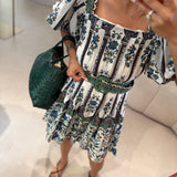 Vestido Manoela Mini Off-White com Cinto | FARM RIO
