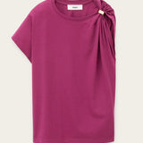 T-Shirt Allia em Lilás | BA&SH