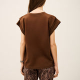 T-shirt Pio Castanha em Algodão | BA&SH