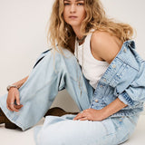 Jeans Retos em  Azul Claro | BA&SH