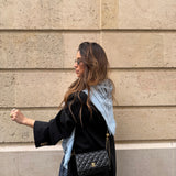 Lenço Estampado Bandana Azul