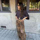 Saia Longa com Padrão Boho Chic Pisca | ba&sh