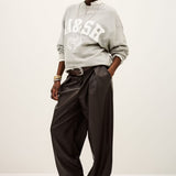Sweatshirt Cinza com Logótipo Branco Benjamin | ba&sh