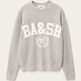 Sweatshirt Cinza com Logótipo Branco Benjamin | ba&sh