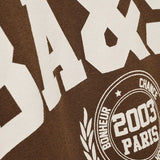 Sweatshirt Castanha com Logótipo Branco Benjamin | ba&sh