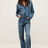 Jumpsuit Bluejeans Bloom |  ba&sh