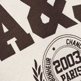 Sweatshirt Bege com Logótipo Castanho Fenja | ba&sh