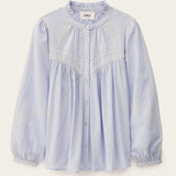 Blusa Boho Bordada Azul Jacky | ba&sh