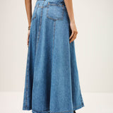 Saia Longa Light Blue Laddie | ba&sh