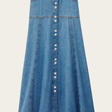 Saia Longa Light Blue Laddie | ba&sh