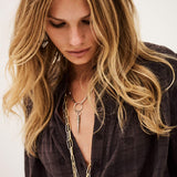Blusa Castanha Boho Chic Bordada Melody | ba&sh