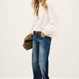 Blusa Ecru Boho Chic Bordada Melody | ba&sh