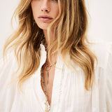 Blusa Ecru Boho Chic Bordada Melody | ba&sh