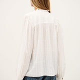 Blusa Ecru Boho Chic Bordada Melody | ba&sh