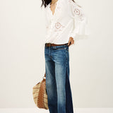 Blusa Folhos Ecu Omar | ba&sh