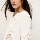 Blusa Folhos Ecu Omar | ba&sh