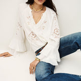Blusa Folhos Ecu Omar | ba&sh