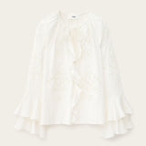 Blusa Folhos Ecu Omar | ba&sh