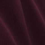 T-shirt em Algodão Bordeaux com Ombroreiras Pio | ba&sh